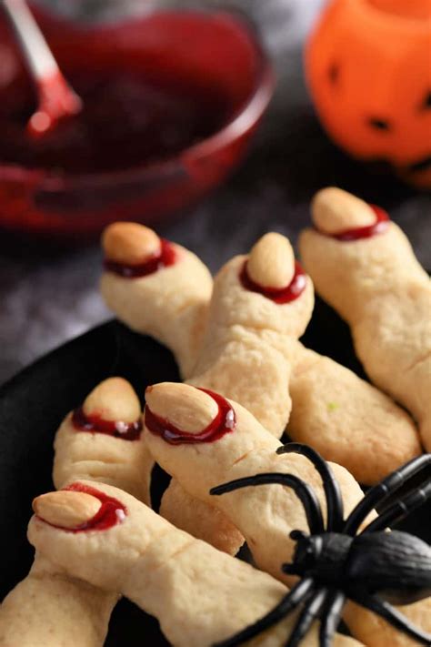 Simple Bloody Witch Finger Sugar Cookies Simple Party Food