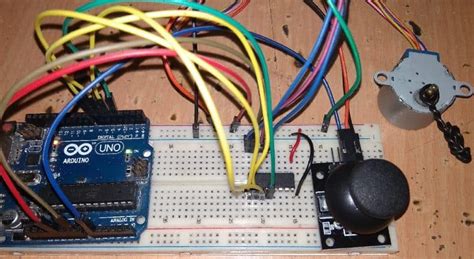Controlling Stepper Motor With Joystick And Arduino