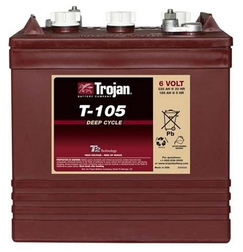 Trojan 6 Volt Rechargeable Batteries For Sale Ebay
