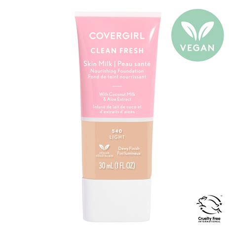 Covergirl Clean Fresh Skin Milk Clean Vegan Formula Light 1 Fl Oz