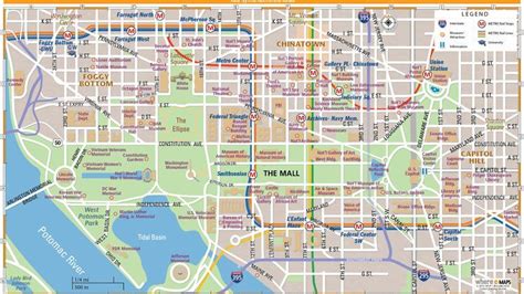 National Mall Map in Washington, D.C. | National mall map
