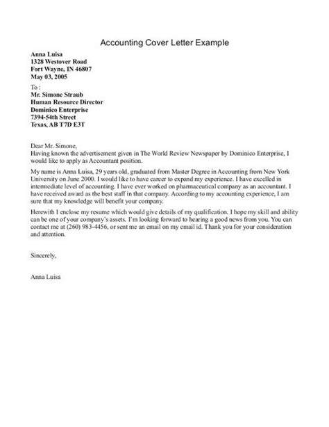 Check spelling or type a new query. Certified Public Accountant Cover Letter | Sample Cover ...