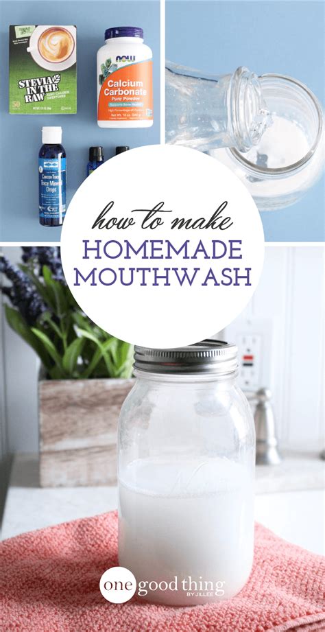 How To Make Homemade Mouthwash For Whiter Stronger Teeth One Good