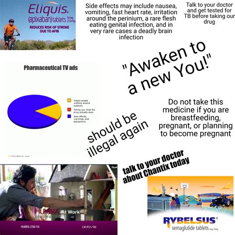 Pharmaceutical Ads on Television Starterpack : r/starterpacks