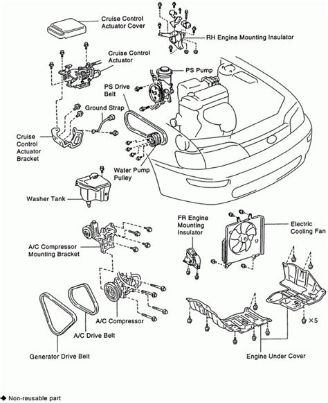 Toyota Corolla Engine Bay Diagram
