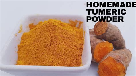 Homemade Tumeric Powder Ll How To Make Tumeric Powder From Raw Tumeric