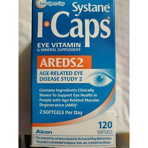 Alcon Systane I Caps Eye Vitamin 120 Ea