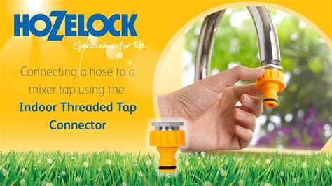 How To Connect A Hose To A Mixer Tap Using The Hozelock Threaded Tap