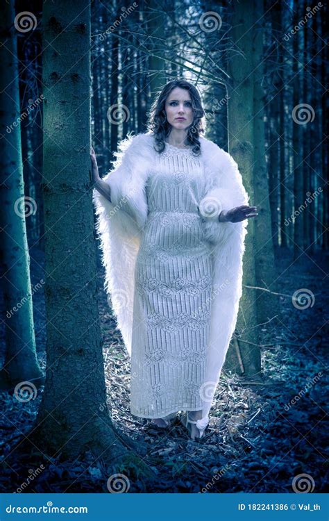 Mystic Woman Stock Photo Image Of Model White Vintage 182241386