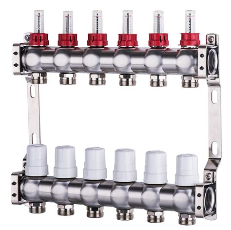 2 To 13 Ports Stainless Steel Water Distribution Water Separator Flow