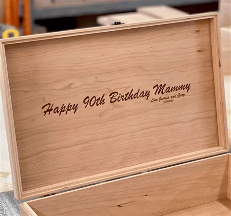Your Box Will Come Engraved With The Design Shown In The Main Listing
