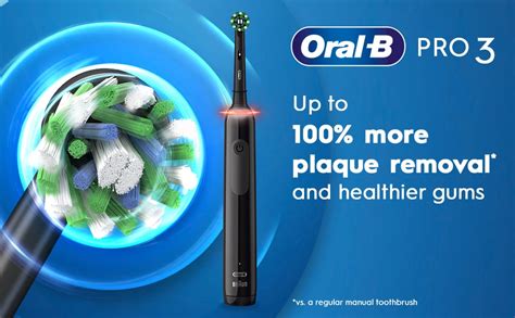 Oral B Pro 3 Electric Toothbrush With Smart Pressure Sensor 1 3d White
