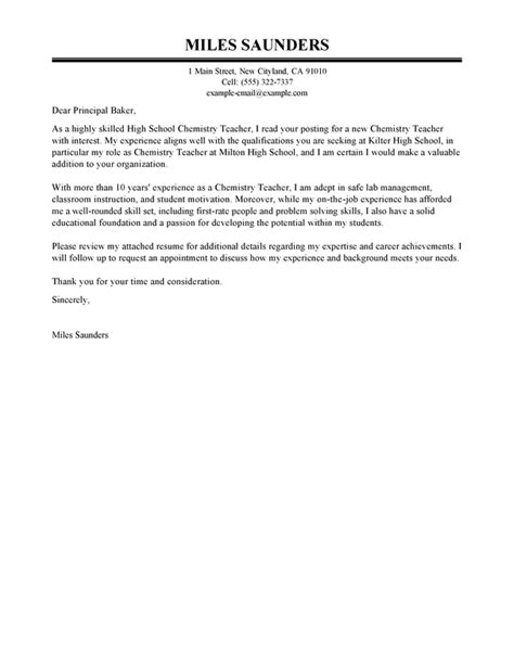 Cover Letter Examples For Education A Cover Letter Provides A Formal