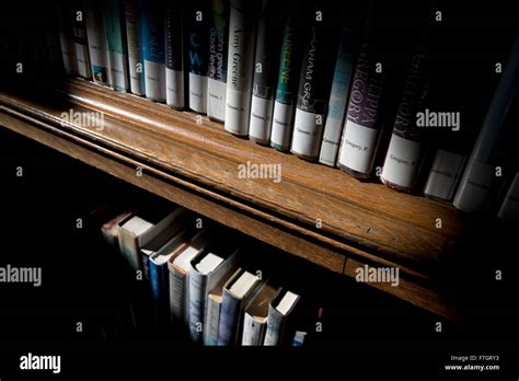 Library Book Shelf Stock Photo Alamy