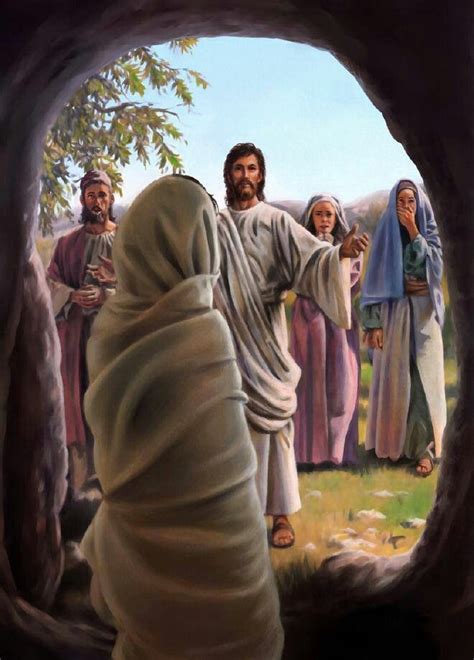 Jesus Raises Lazarus John 1217 Miracles Of Jesus Jesus Pictures