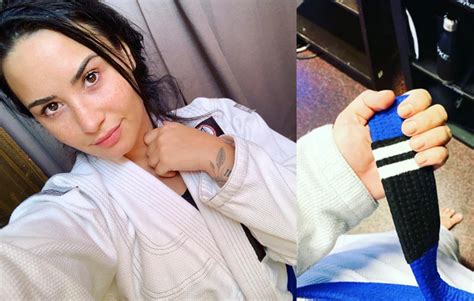 Demi Lovato Earns A New Stripe In Jiu Jitsu Mainstream Media Equates