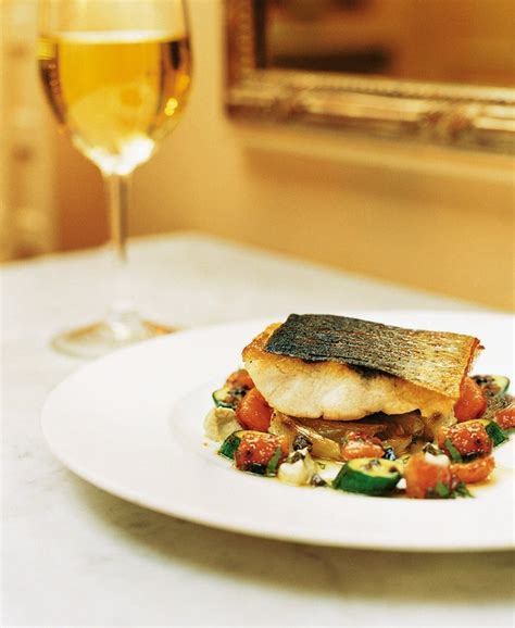 Sea Bass With Fennel And Aubergine Purée Recipe Delicious Magazine