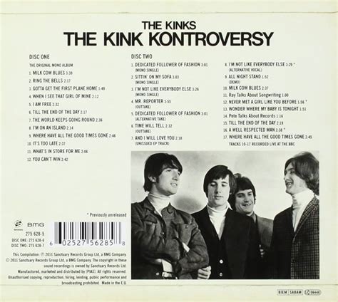 Kinks Kink Kontroversy Us Original Mono