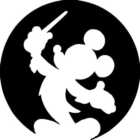 Mickey Mouse Silhouette Clipart Clipground