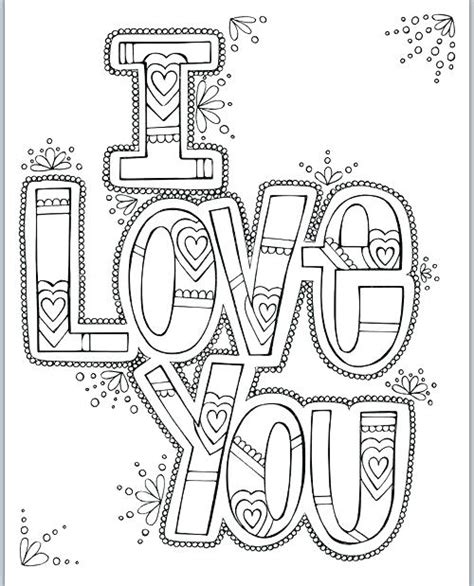 The Best Free Love You Coloring Page Images Download From 6928 Free