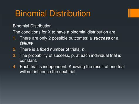 Ppt Binomial Distribution Powerpoint Presentation Free Download Id