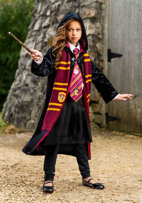 Deluxe Kids Harry Potter Gryffindor Robe Costume Harry Potter