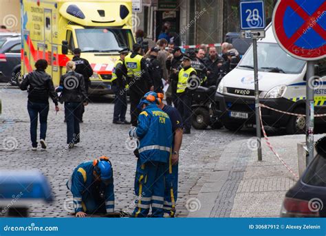 Prague S Gas Explosion At 29th April 2013 Editorial Photography Image Of Czech April 30687912