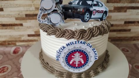 Bolo Tema Policial Feminino
