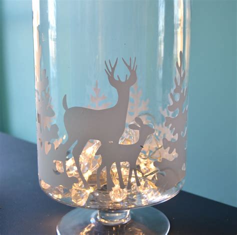 Diy Winter Candle Holder Create And Babble