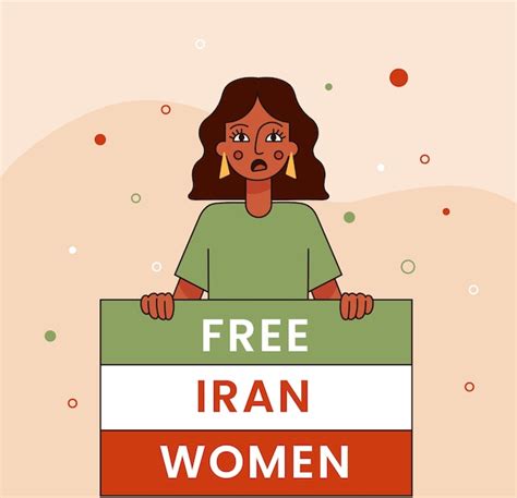 Premium Vector Iranian Woman Protesting