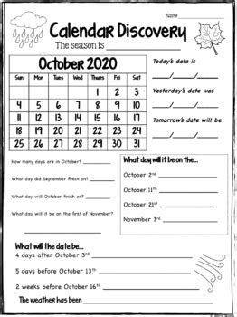 Cbse printable worksheet class 3 evs shelter. Calendar Worksheets by Alison Hislop | Teachers Pay Teachers