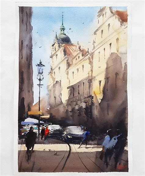 Anna Kataian On Instagram Dresden Watercolour Paper 6045 2018🖤