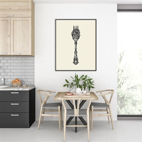 Kitchen Dining Room Wall Art Funny Quirky Home Decor Idea Etsy