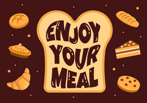 Best Enjoy Your Meal Illustration Download In Png And Vector Format