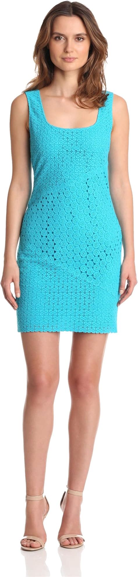 Yoana Baraschi Women S Lace Cyprus Tank Dress Blue Lacquer 0 At Amazon Women’s Clothing Store