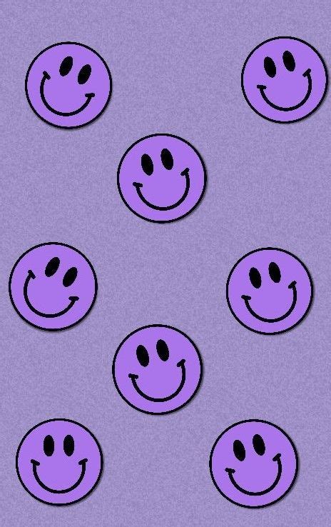 Purple Smiley Face Wallpaper Fondos De Pantalla De Iphone Fondo