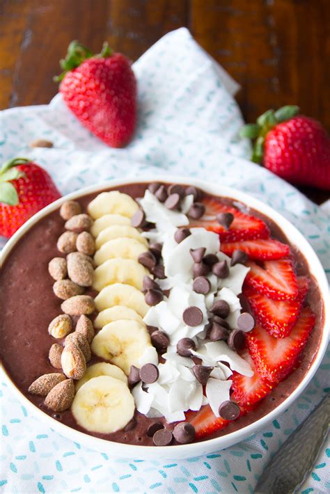 Acai Smoothie Dessert Bowl Vitality Bowls Copycat Say Grace