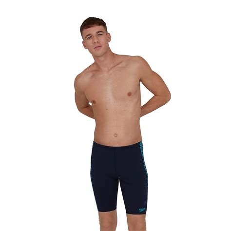 Speedo Boomstar Splice Mens Jammer Navyblue Run Charlie