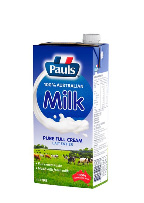 Pure Full Cream Uht Milk 1l Pauls Export Website