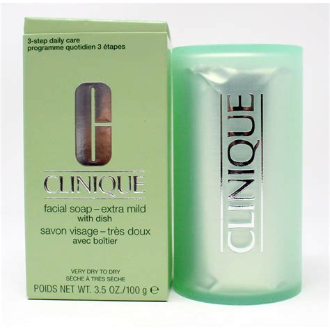 Clinique Clinique Facial Soap Extra Mild With Dish Very Dry To Dry 3