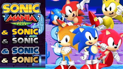 Sonic Mania Plus Mods ¡sonic Puede Nadar And Sonic El Gusano Youtube