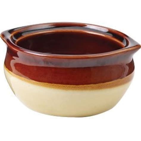 Soup Bowls Porcelain Ceramic Onion Crock Bowl Small 10 Ounce Set Of 4