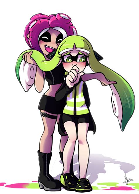 Agent 8 And Agent 3 Yuri By Fl0py4rt On Deviantart