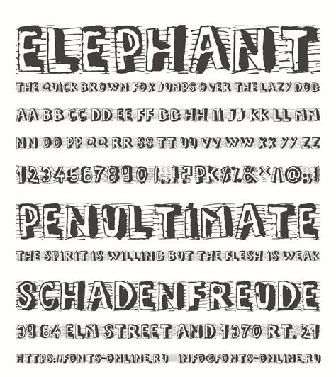 Elephant Font