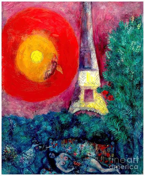 Eiffel Tower Vintage 1929 National Gallery Print Painting By White