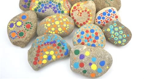 Simple Rock Painting Ideas For Kids ~ Over 25 Stone Painting Techniques