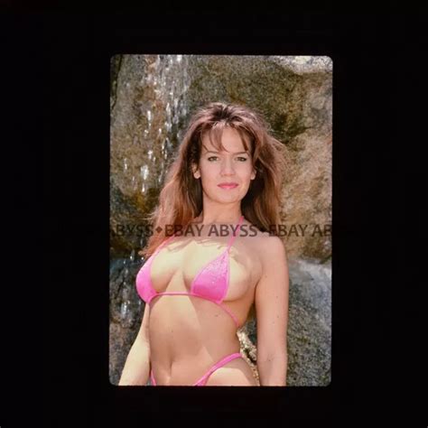 NON NUDE 35MM Transparency Slide Busty Female Model Original Pinup 14