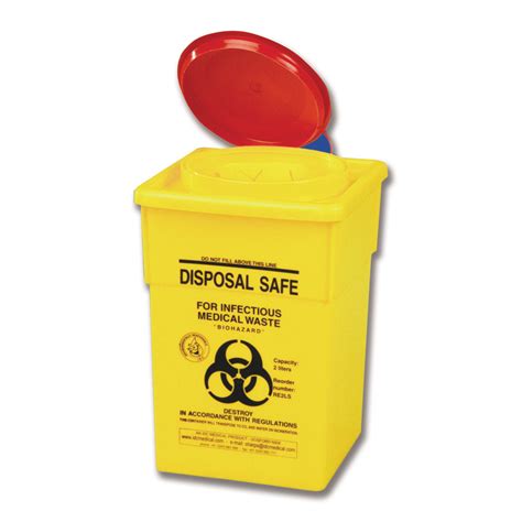 Sharps Disposal Container Ltr For All Your First Aid Supplies