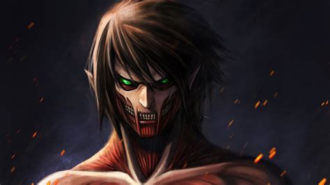 Green Eyes Eren Yeager Hd Attack On Titan Wallpapers Hd Wallpapers