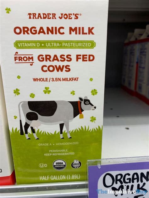 Trader Joes Organic Milk From Grass Fed Cows The Impulsive Buy